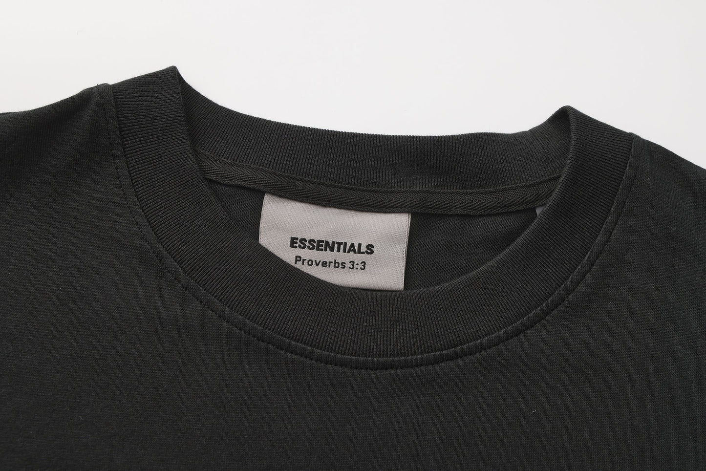 Essentials Oversized T-Shirt – Black | Proverbs 3:3 Streetwear