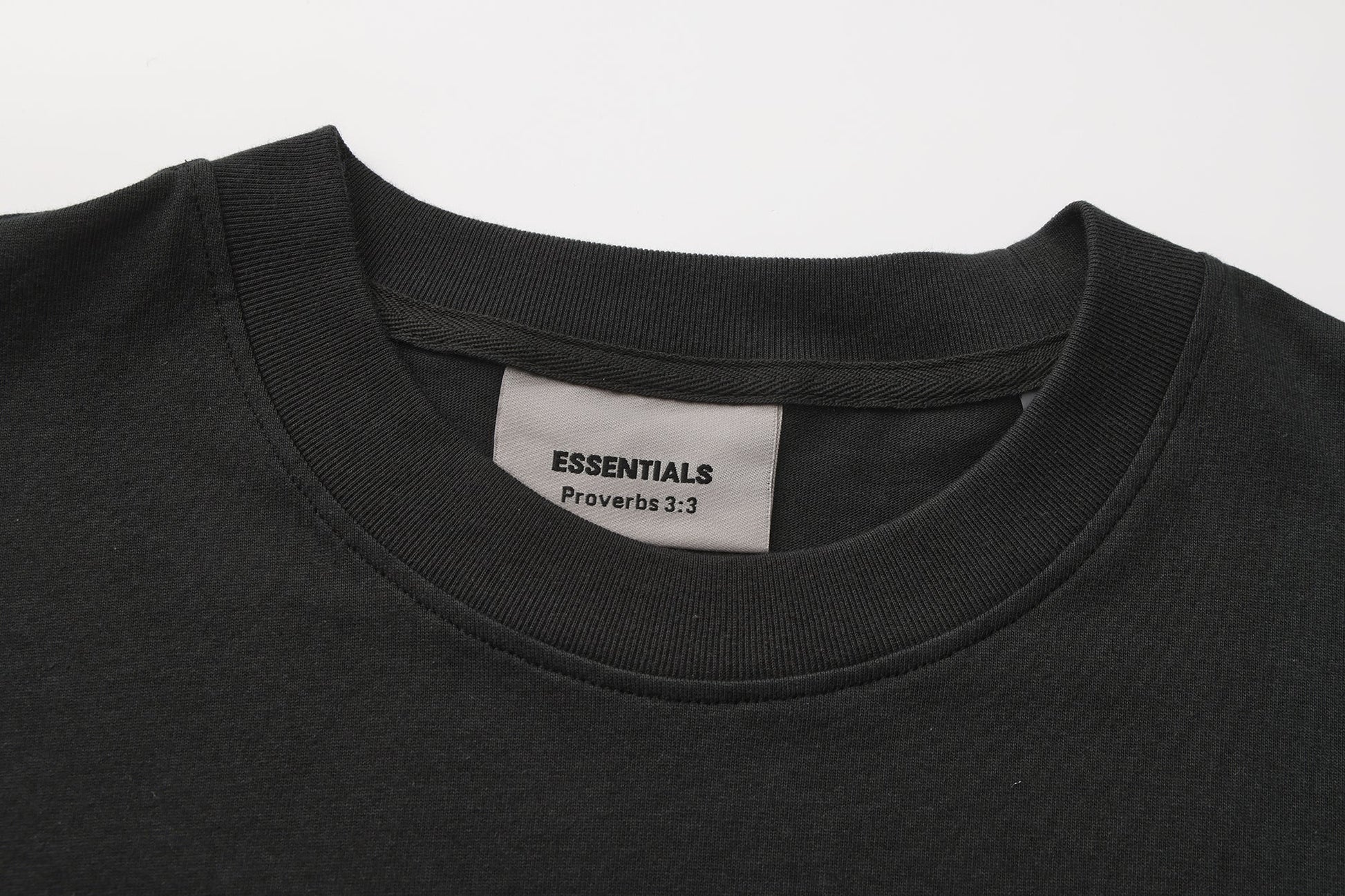 Essentials Oversized T-Shirt – Black | Proverbs 3:3 Streetwear