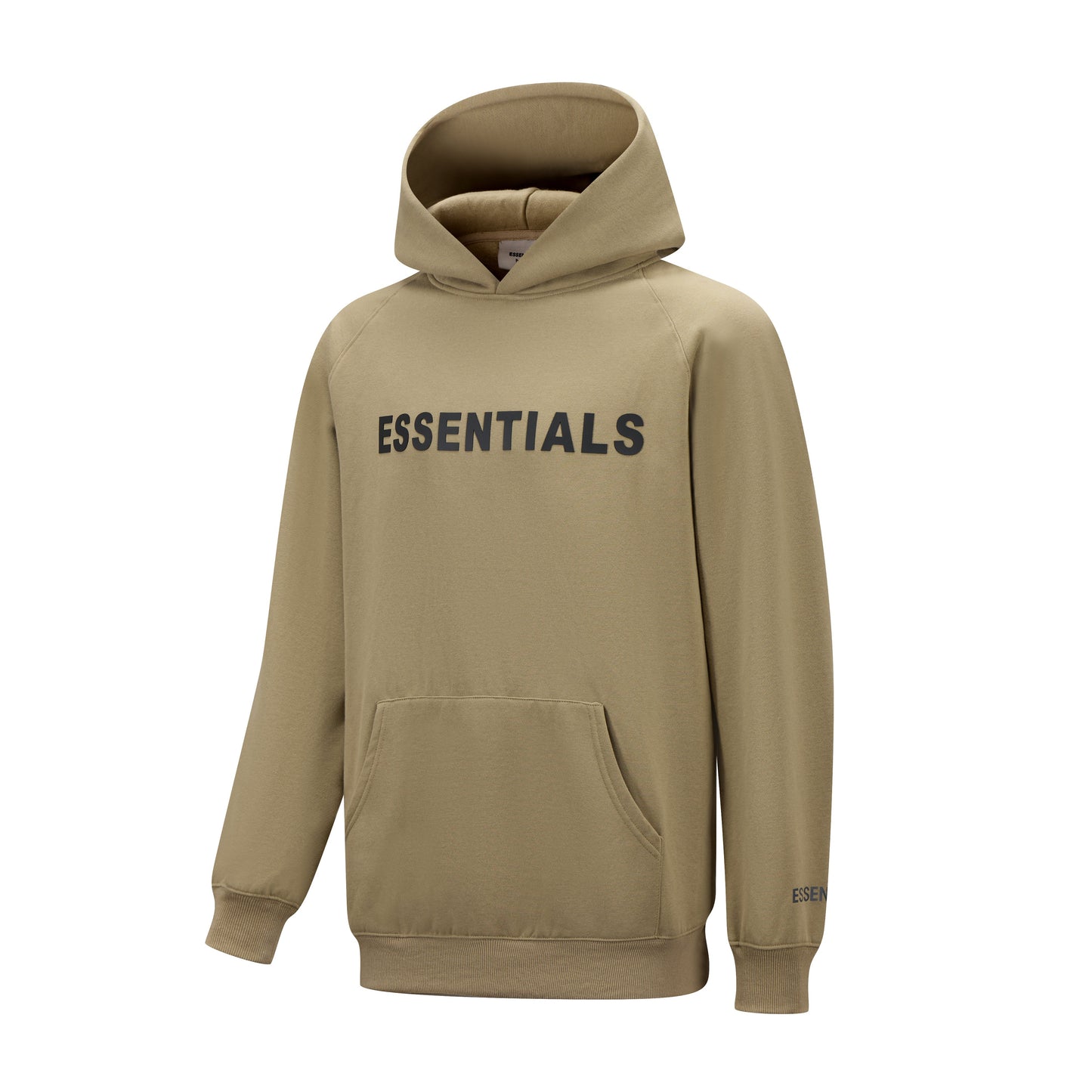 Essentials Hoodie - Black Oversized Long-Sleeve Pullover Unisex