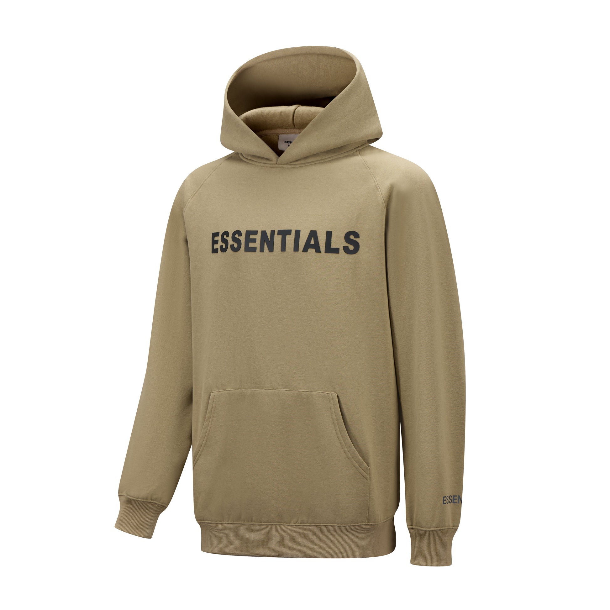 Essentials Hoodie - Black Oversized Long-Sleeve Pullover Unisex