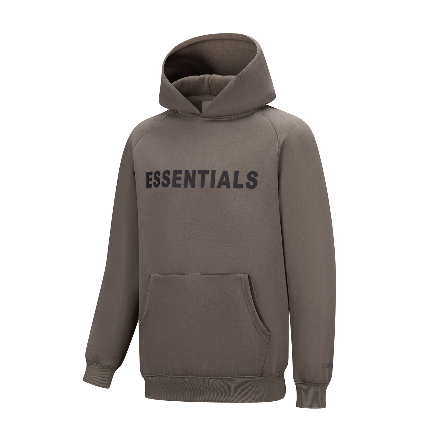 Essentials Hoodie - Black Oversized Long-Sleeve Pullover Unisex