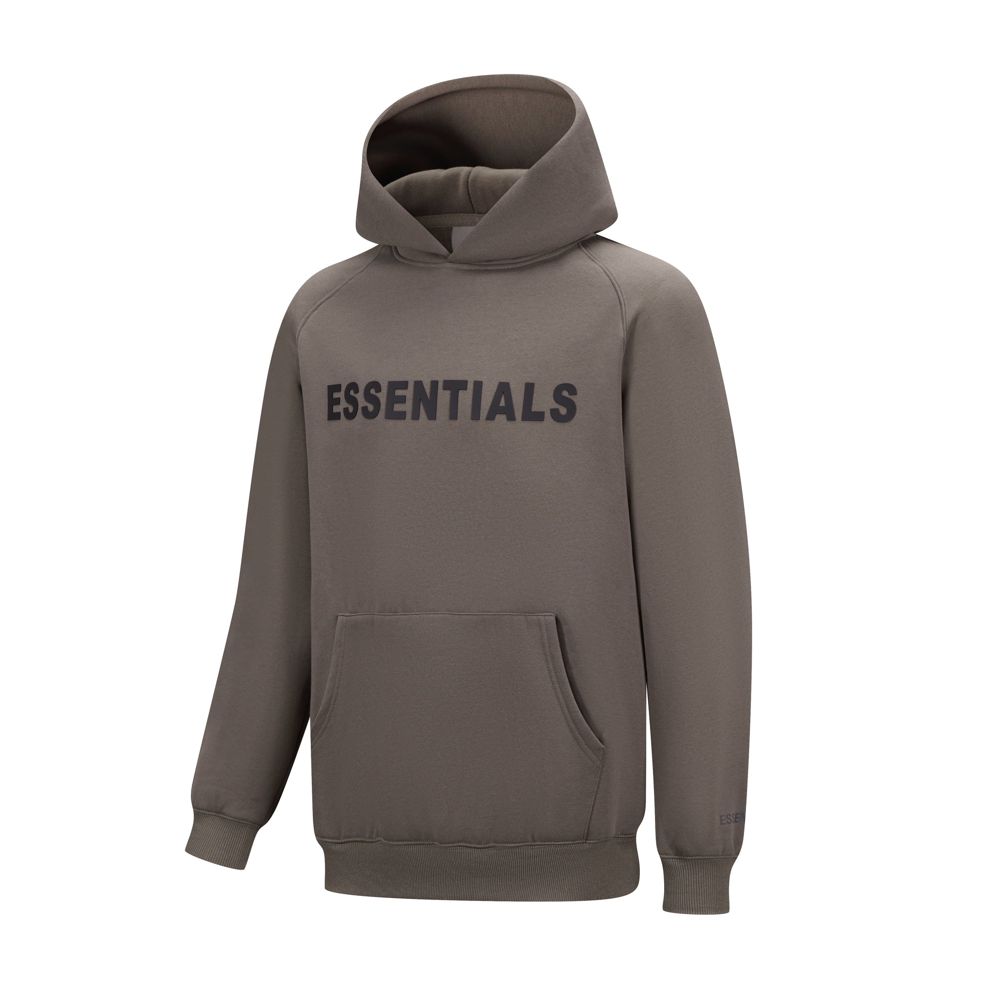 Essentials Hoodie - Black Oversized Long-Sleeve Pullover Unisex