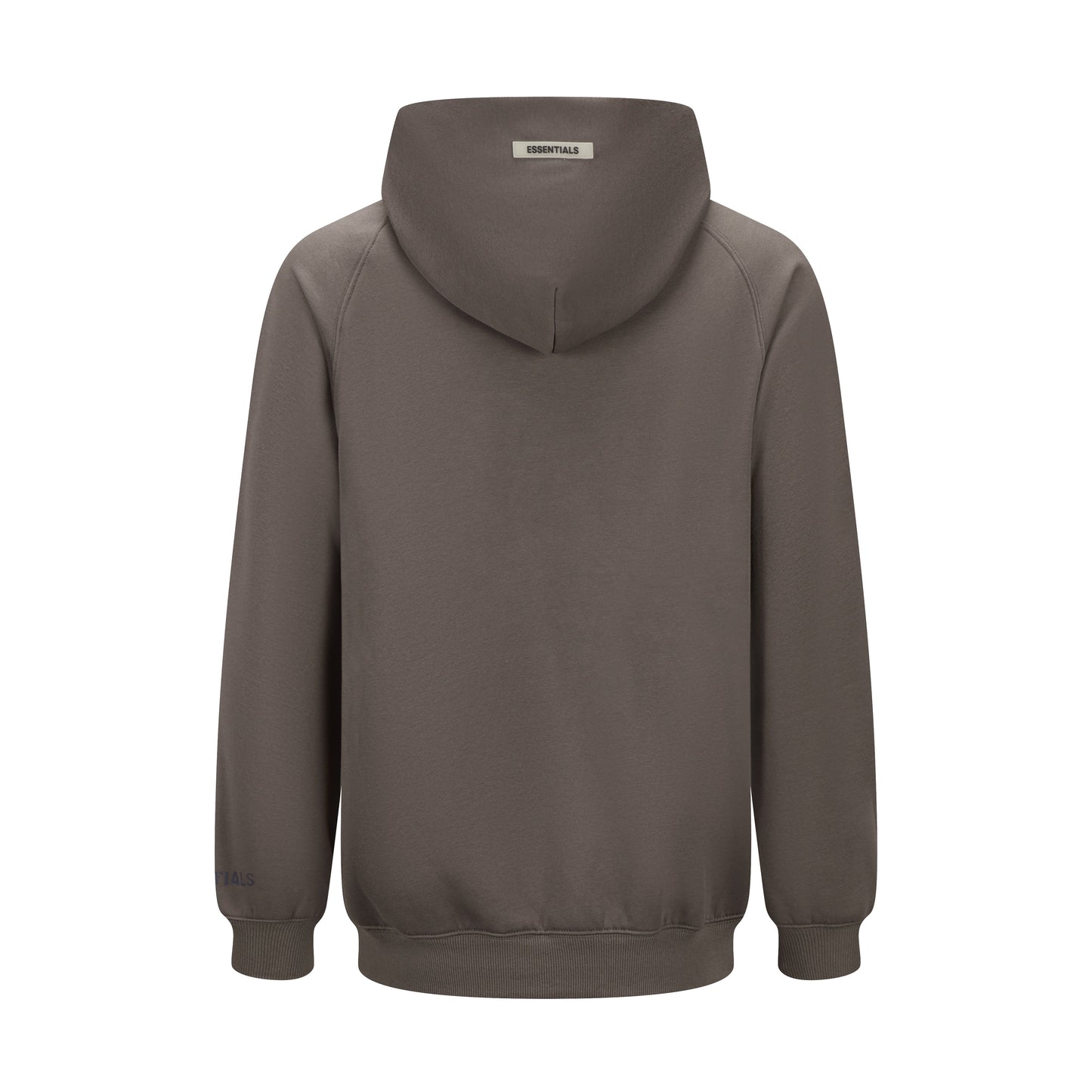 Essentials Hoodie - Off Black Oversized Long-Sleeve Pullover Unisex