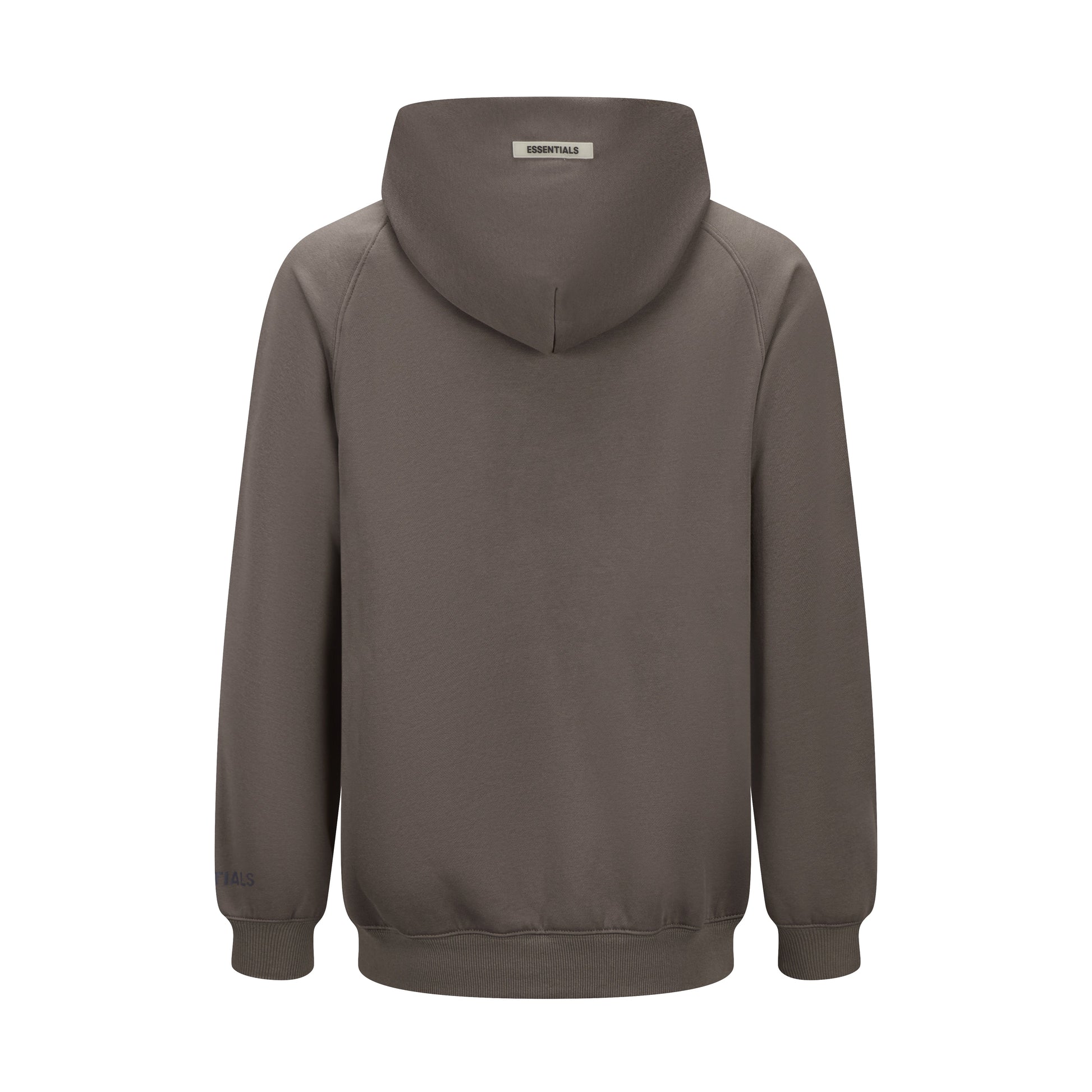 Essentials Hoodie - Off Black Oversized Long-Sleeve Pullover Unisex
