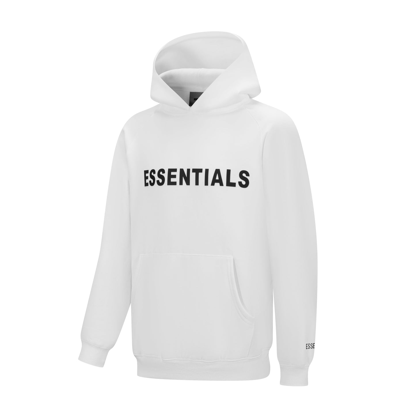 Essentials Hoodie - Off Black Oversized Long-Sleeve Pullover Unisex