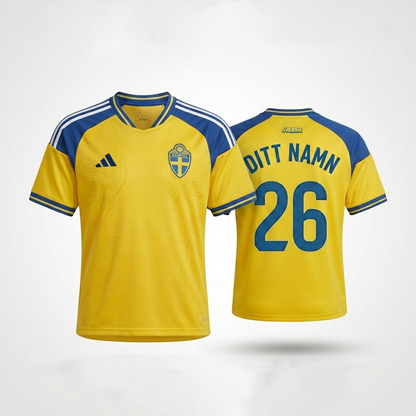 Skapa Din Egen Sverige 2026-Tröja 🇸🇪 – Namn & Nummer
