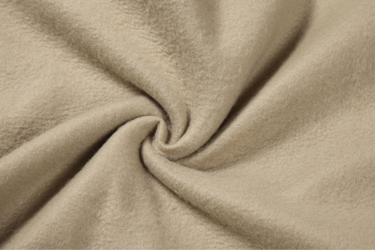 Essentials Hoodie - Tan Oversized Long-Sleeve Pullover Unisex