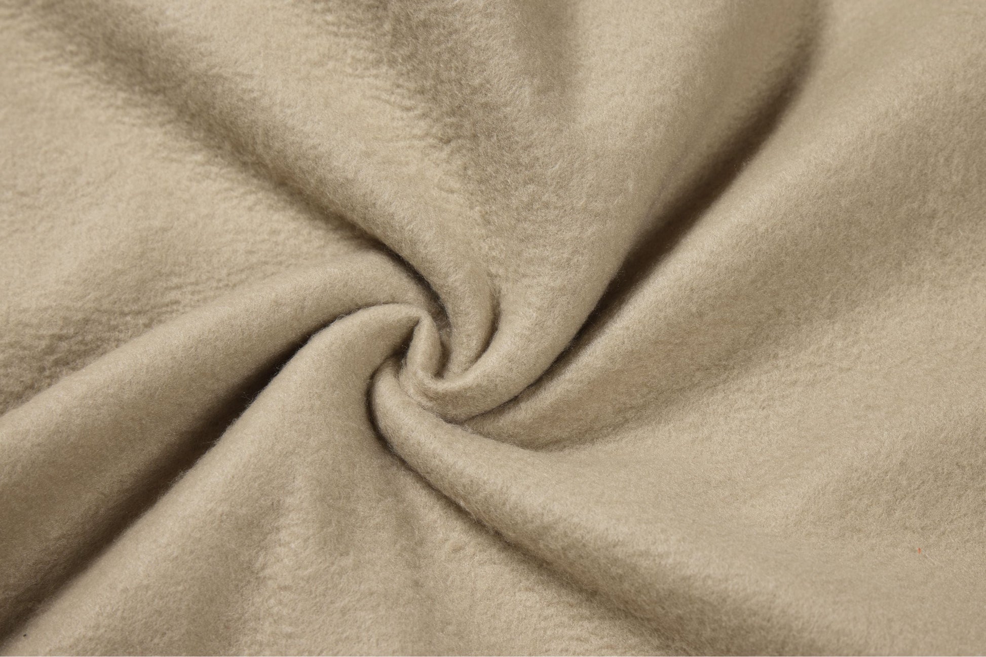 Essentials Hoodie - Tan Oversized Long-Sleeve Pullover Unisex