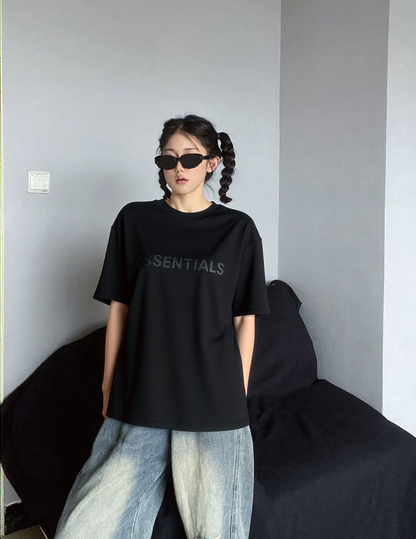 Essentials Oversized T-Shirt – Black | Proverbs 3:3 Streetwear